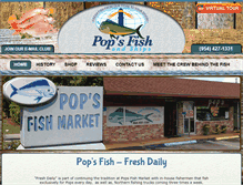 Tablet Screenshot of popsfishandships.com